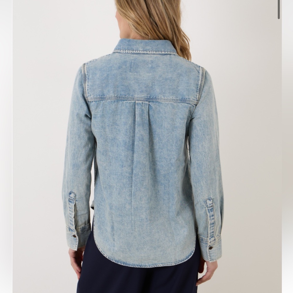 Closed Denim Shirt Mid Blue Women’s XS - Picture 2 of 4